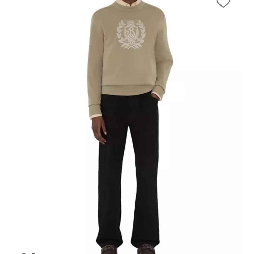 Burberry B Crest Wool Sweater